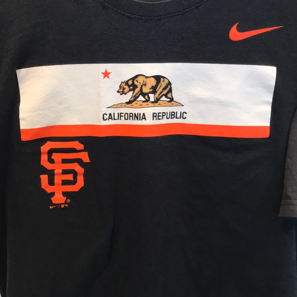 2 SF Giants Black Tees - Picture 3 of 6